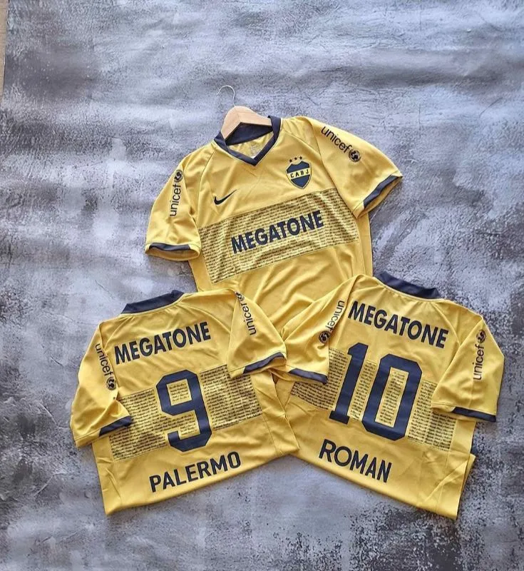 Remera retro boca juniors